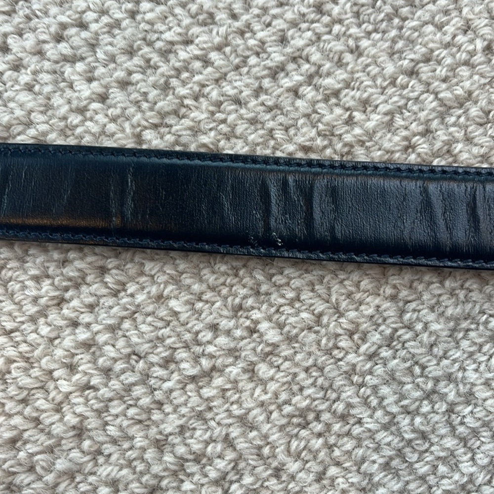 CELINE ITALIAN LEATHER BELT EUC - Picture 7 of 10